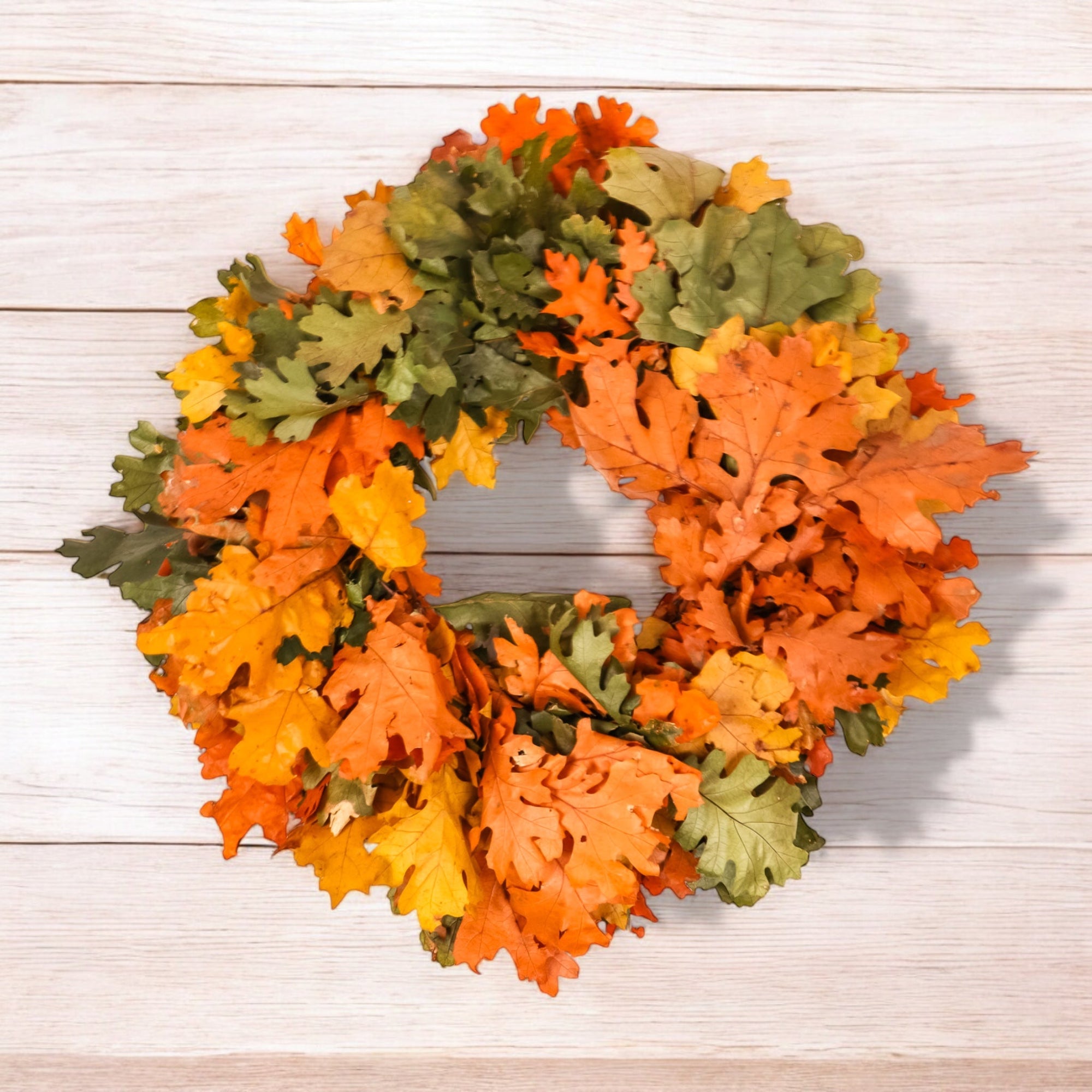 Autumn Mixed Wreath with Basil - Green Fresh Florals + Plants