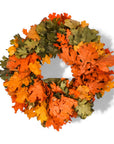 Autumn Mixed Wreath with Basil - Green Fresh Florals + Plants