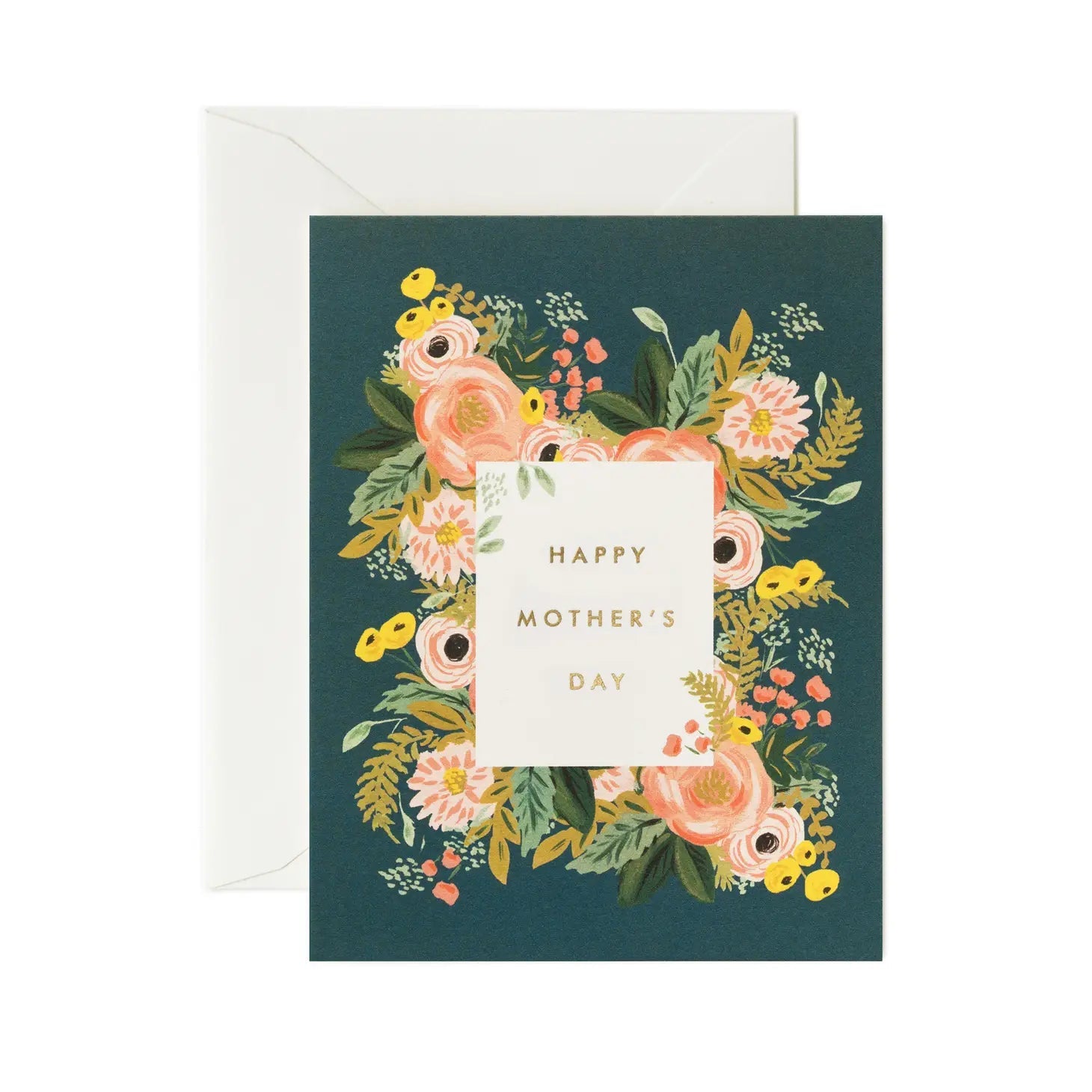 Bouquet Mother&#39;s Day Card - Green Fresh Florals + Plants