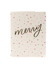 Colorful Merry Dot Card - Green Fresh Florals + Plants