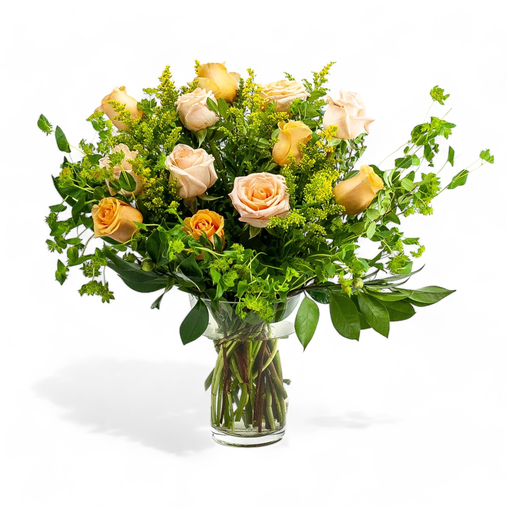 Coral Long - Stem Roses - Green Fresh Florals + Plants