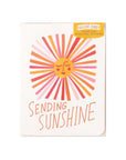 Deluxe Sending Sunshine Card - Green Fresh Florals + Plants