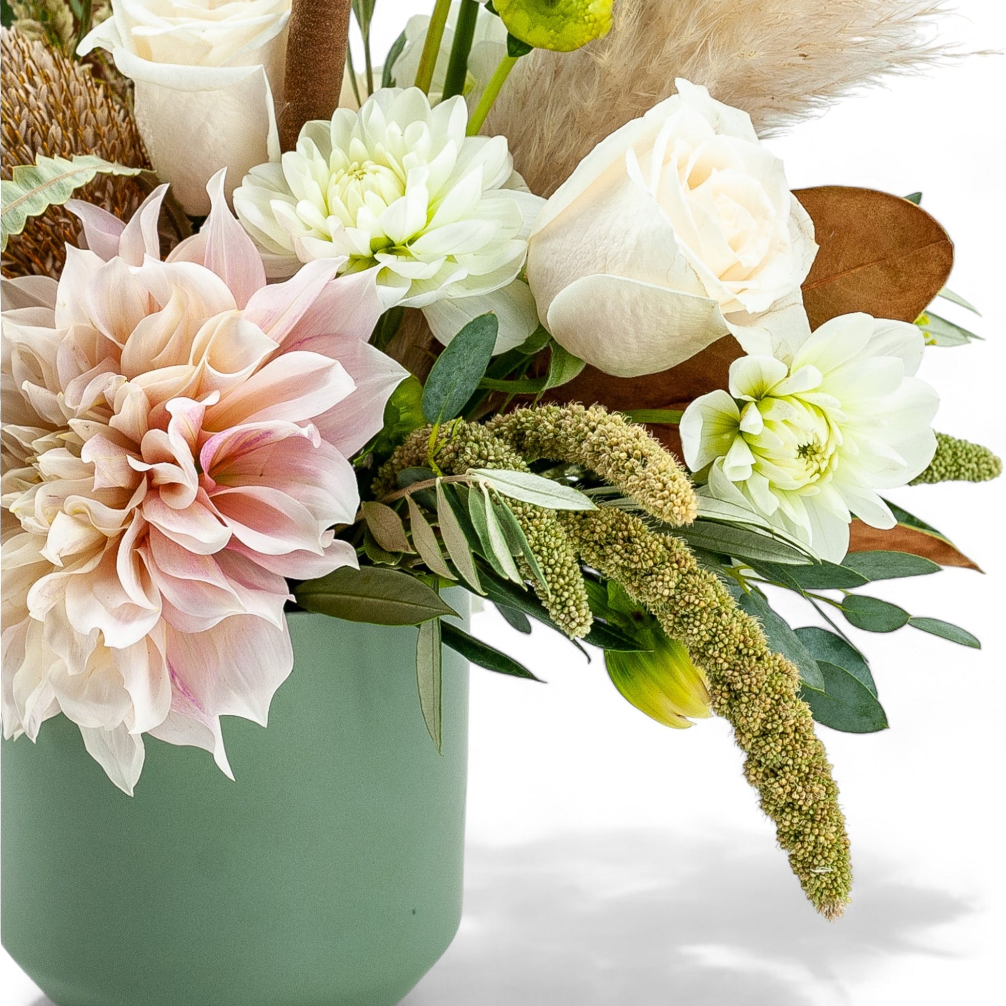 Dusty Sage Designer Floral - Green Fresh Florals + Plants