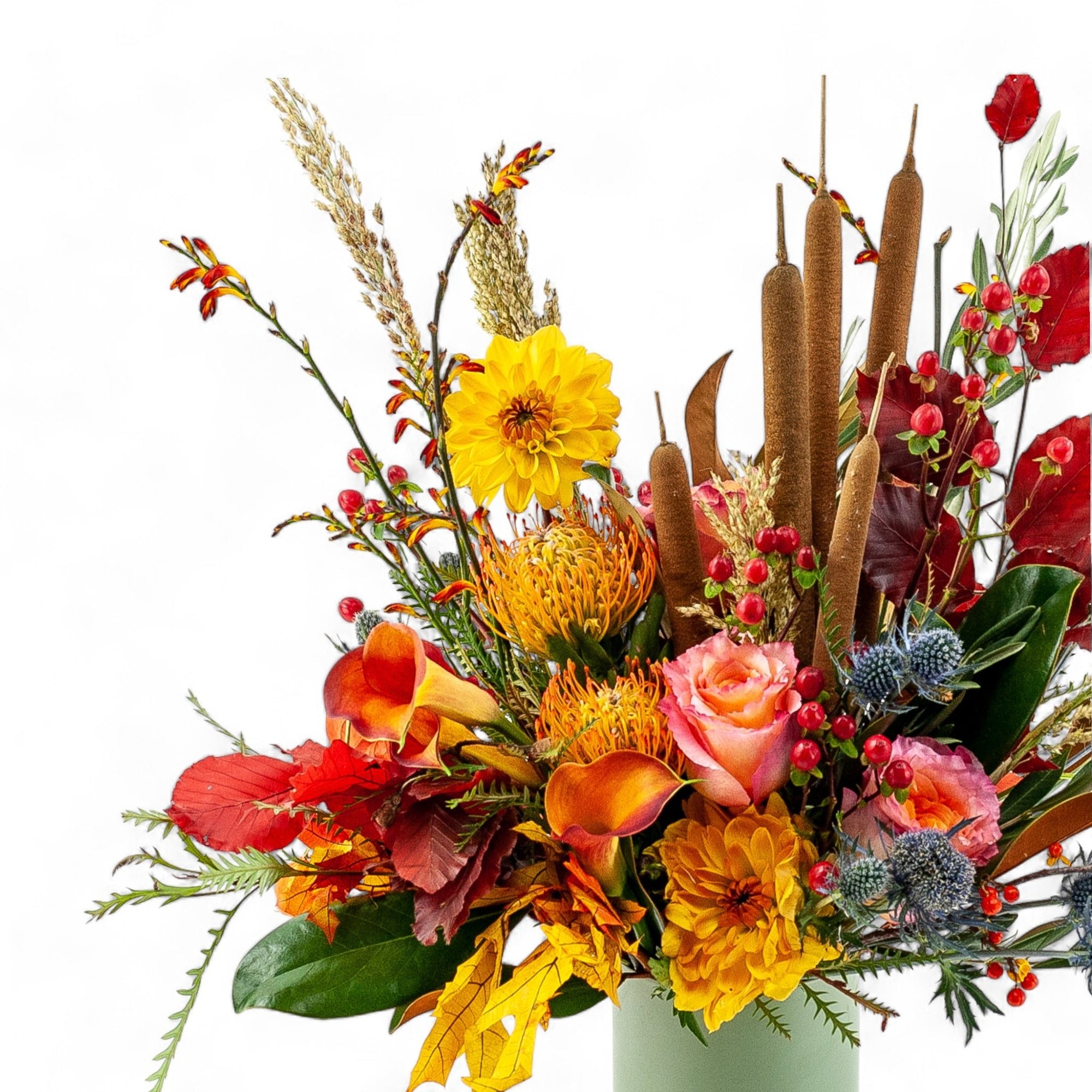 Fall Sunset Designer Floral - Green Fresh Florals + Plants