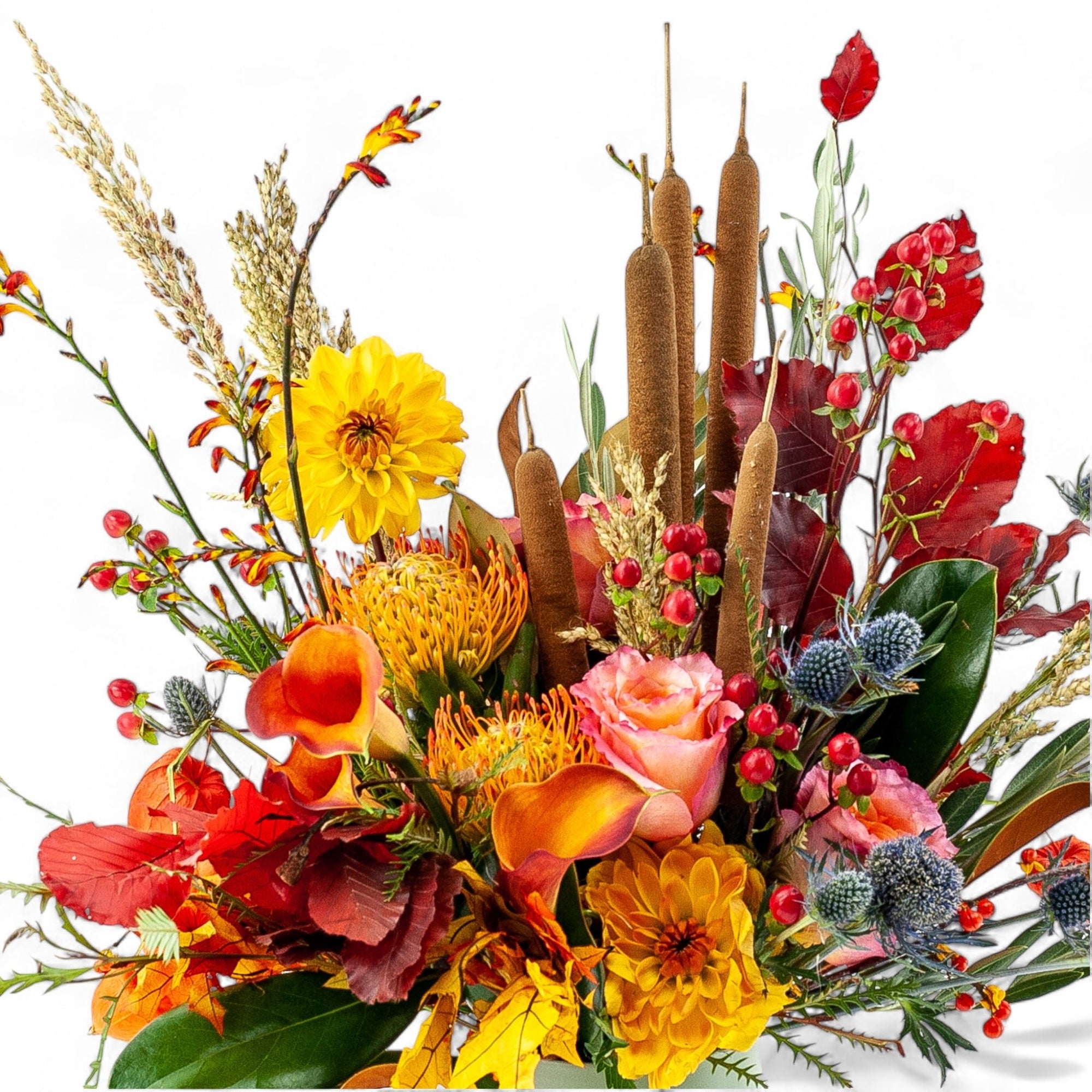 Fall Sunset Designer Floral - Green Fresh Florals + Plants