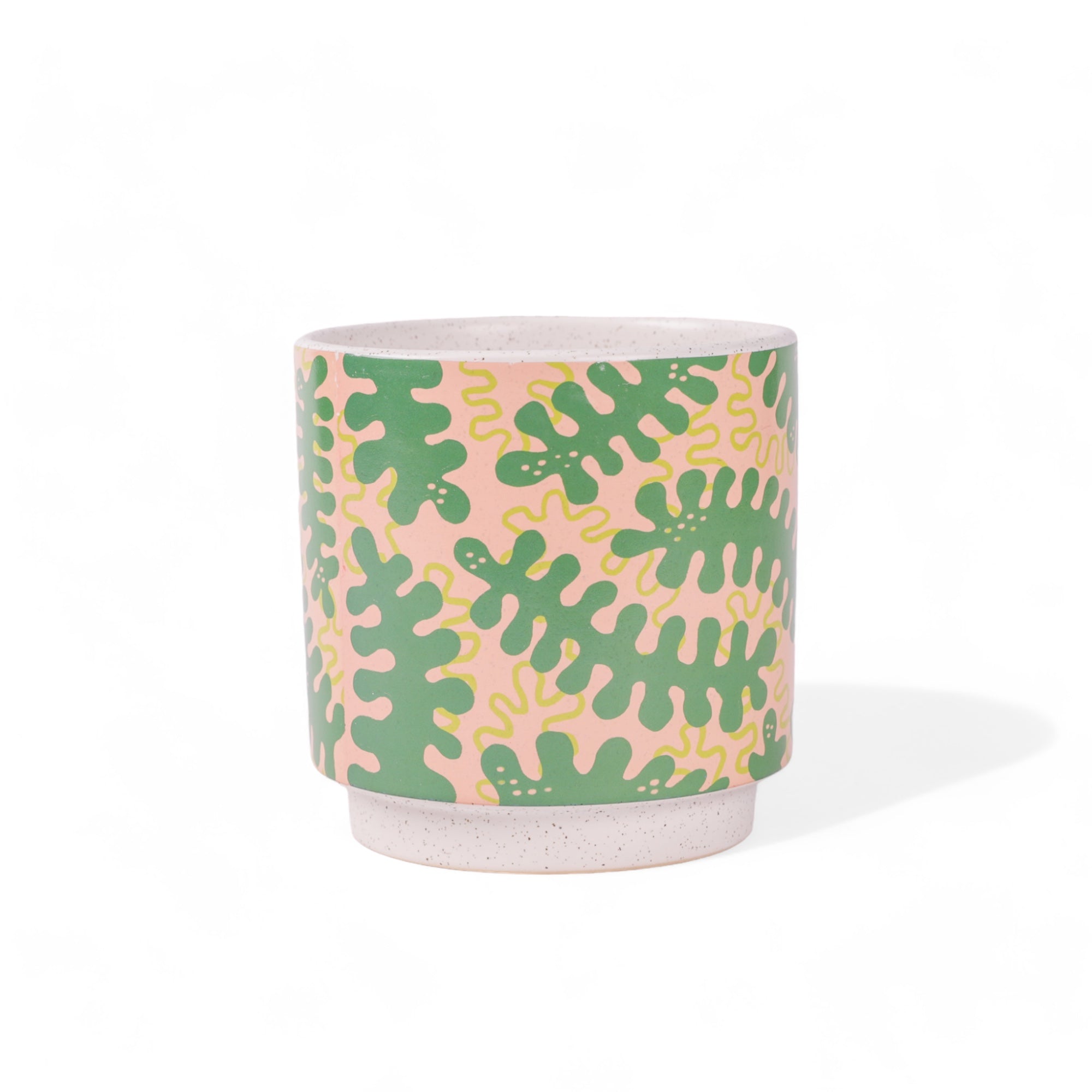 Funky Phrases Pot Collection - Green Fresh Florals + Plants
