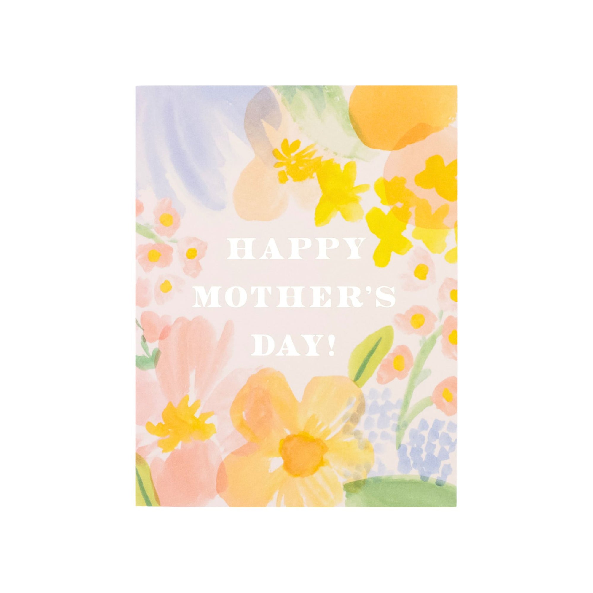 Gemma Mother&#39;s Day Card - Green Fresh Florals + Plants