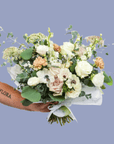 Hand - Tied Fresh Flower Bouquet - Green Fresh Florals + Plants