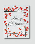 Ilex Berries Christmas Card - Green Fresh Florals + Plants