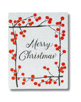 Ilex Berries Christmas Card - Green Fresh Florals + Plants