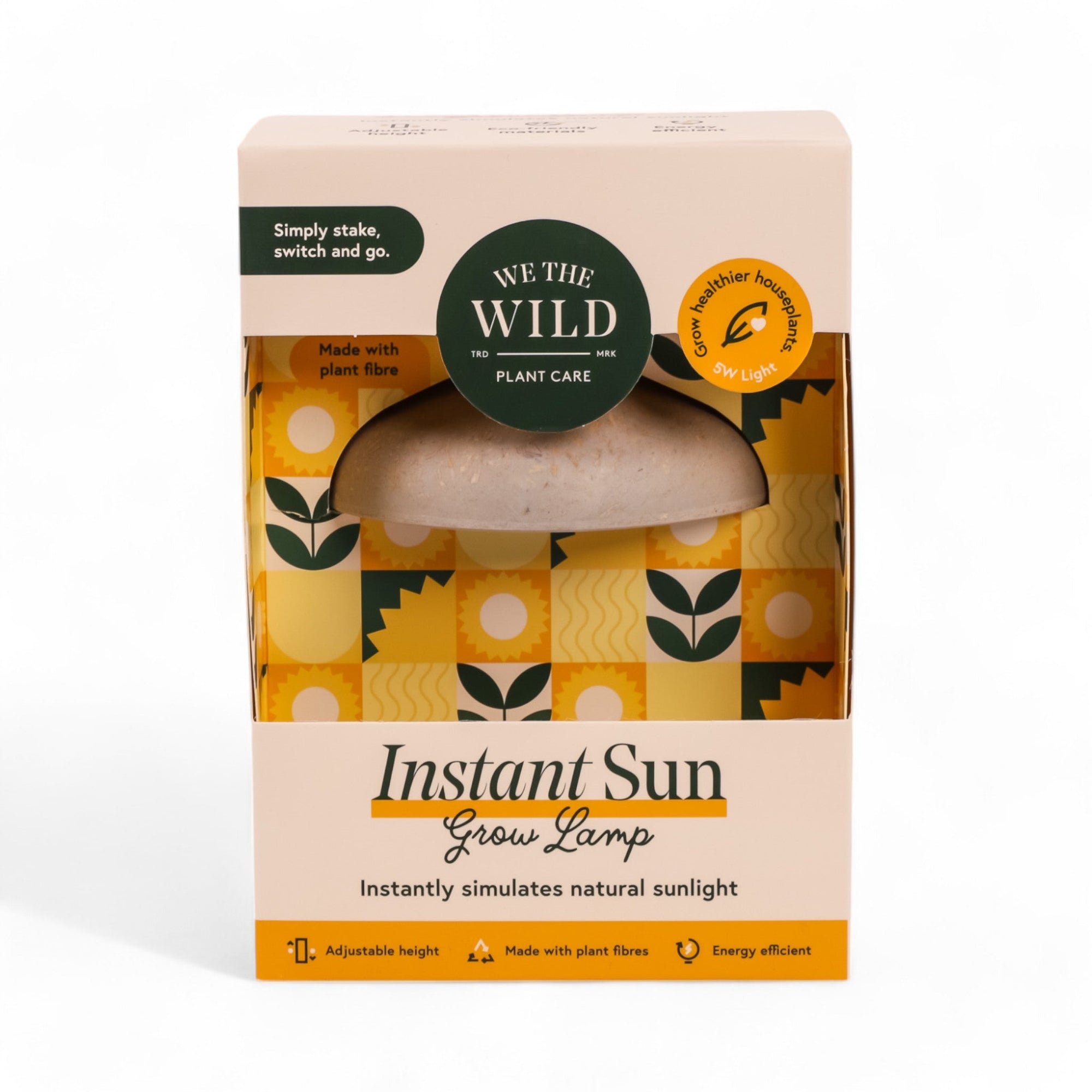 Instant Sun Grow Lamp - Green Fresh Florals + Plants