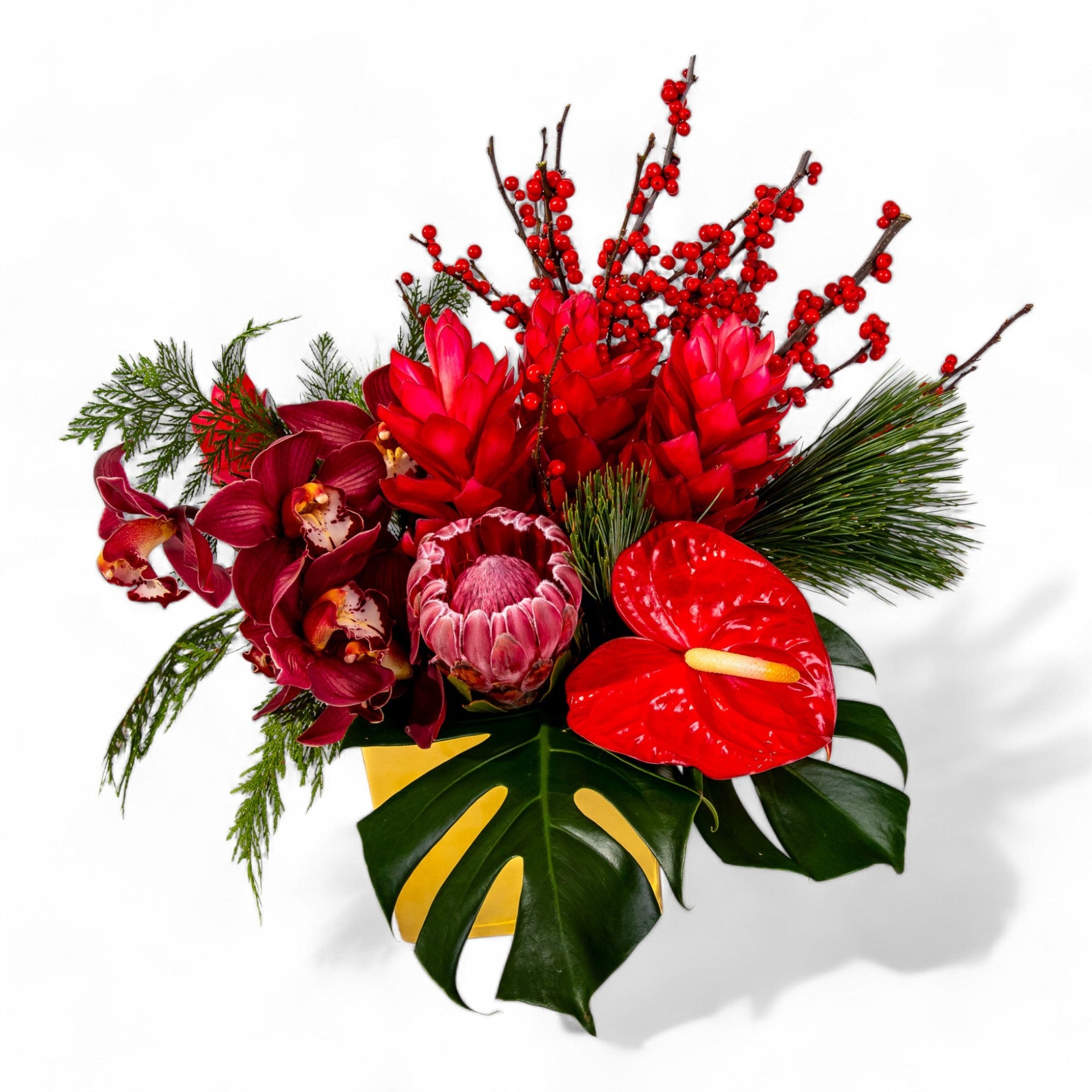 Island Holiday Designer Floral - Green Fresh Florals + Plants