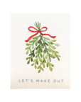 Let's Make Out Card - Green Fresh Florals + Plants