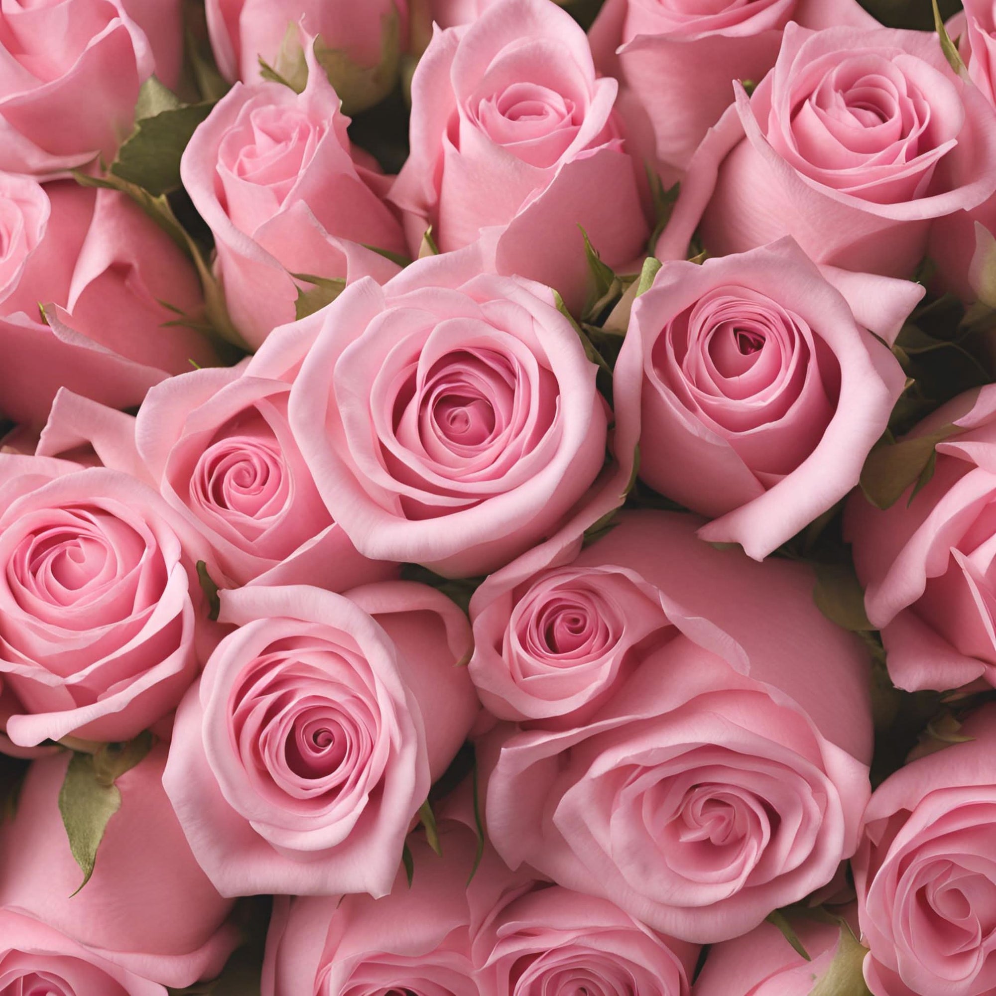 Long-Stem Roses Bouquet - Green Fresh Florals + Plants