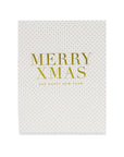 Merry Xmas Card - Green Fresh Florals + Plants