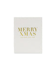 Merry Xmas Card - Green Fresh Florals + Plants