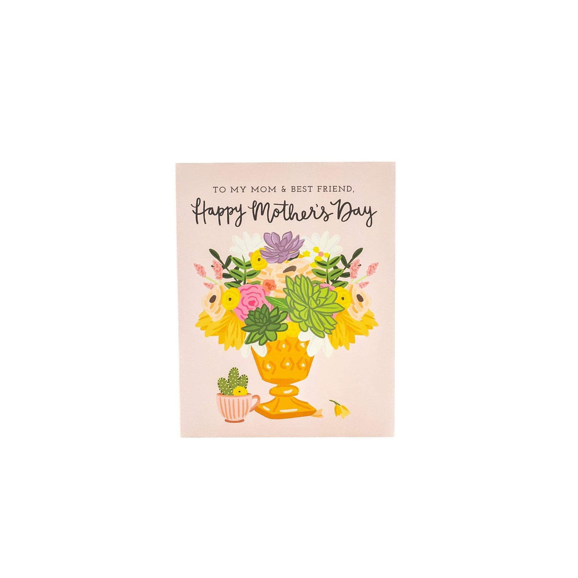 Mom &amp; Best Friend Card - Green Fresh Florals + Plants