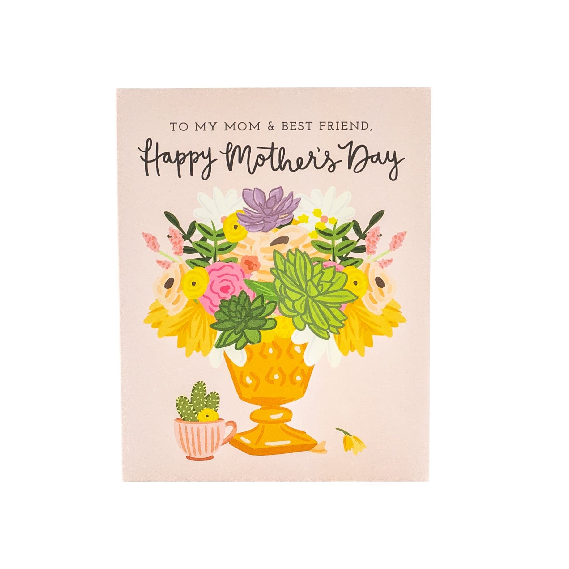 Mom & Best Friend Card - Green Fresh Florals + Plants