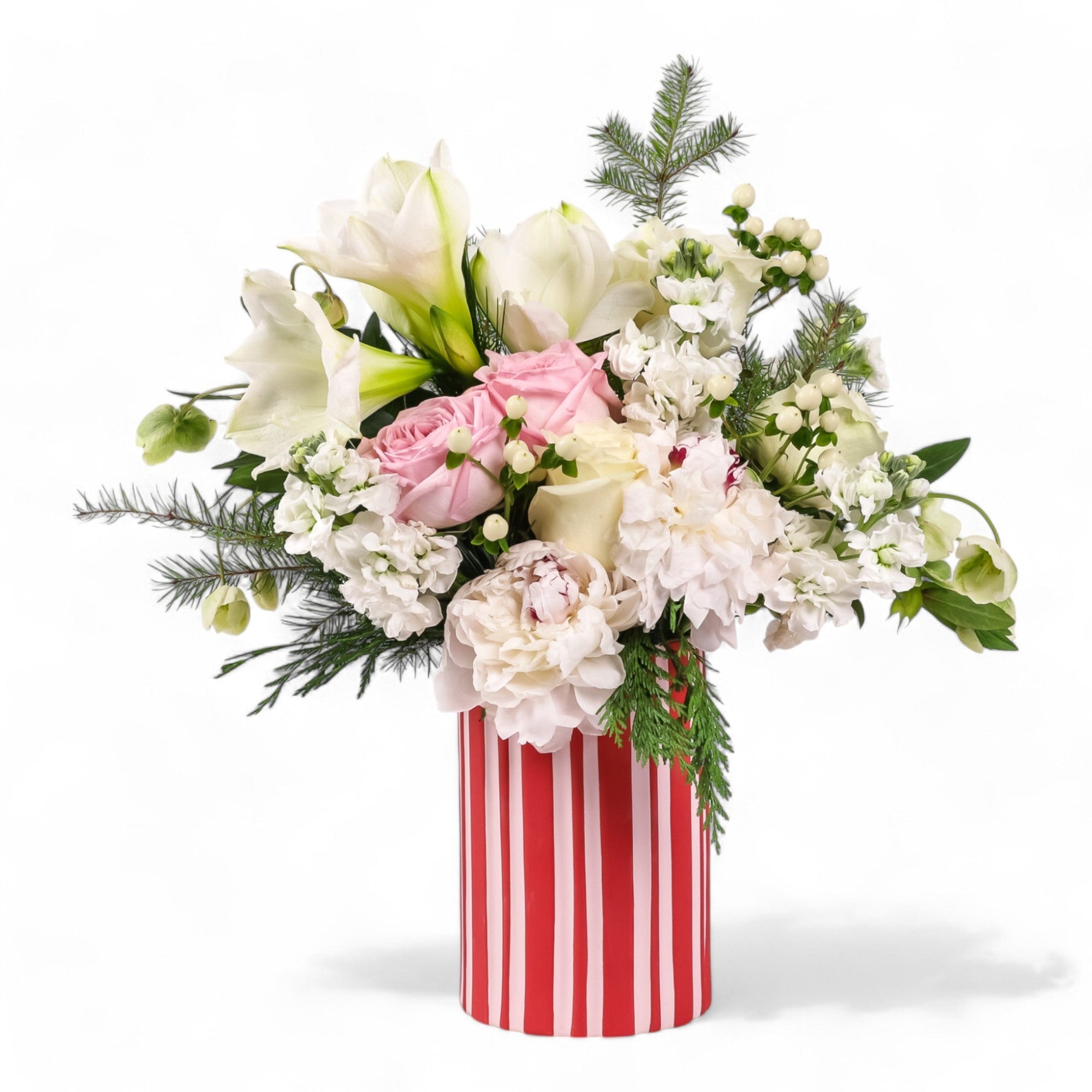 Peppermint Swirl Designer Floral - Green Fresh Florals + Plants