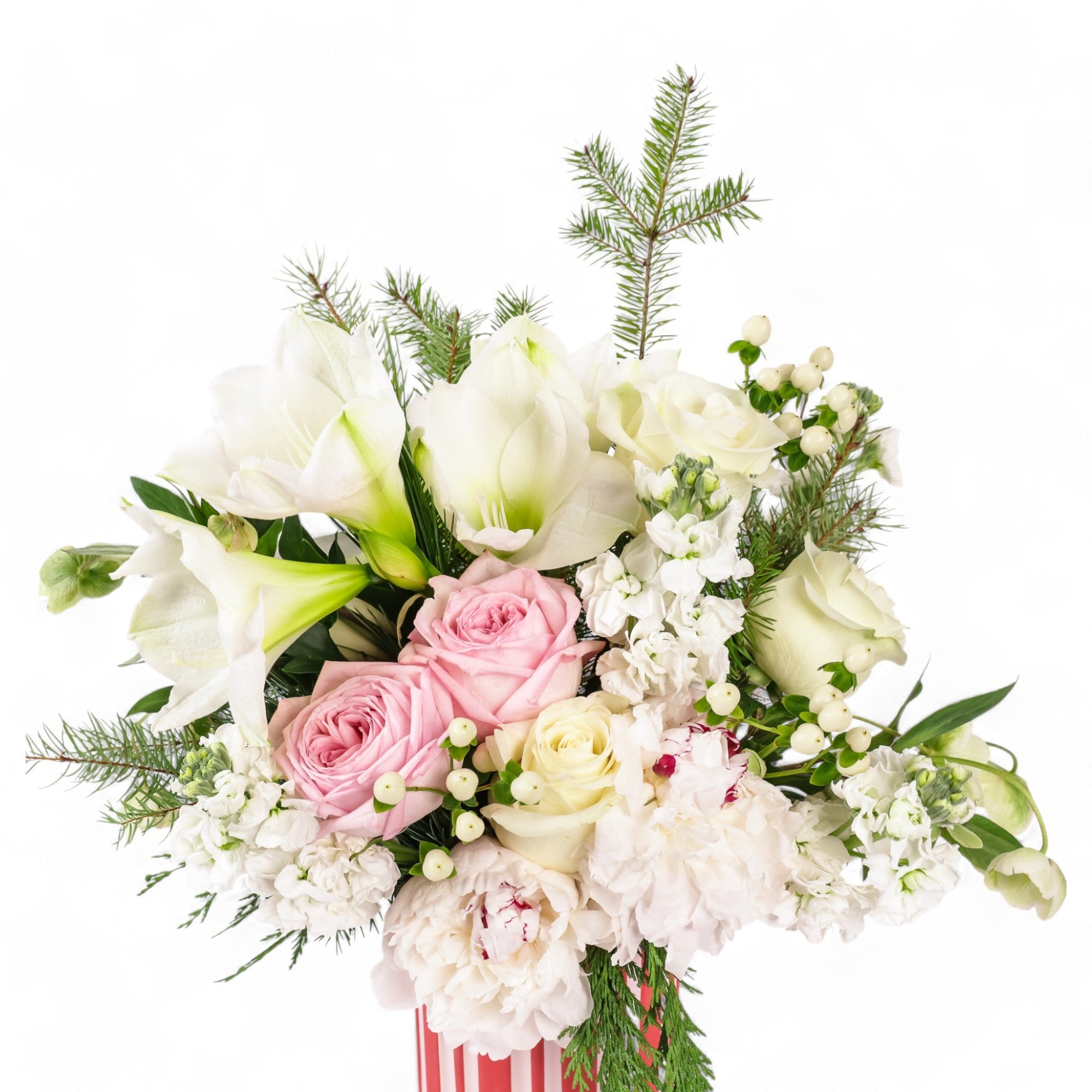 Peppermint Swirl Designer Floral - Green Fresh Florals + Plants