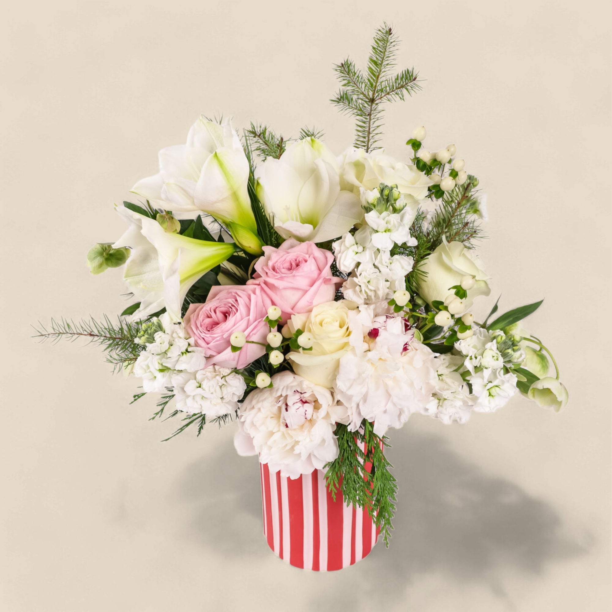 Peppermint Swirl Designer Floral - Green Fresh Florals + Plants