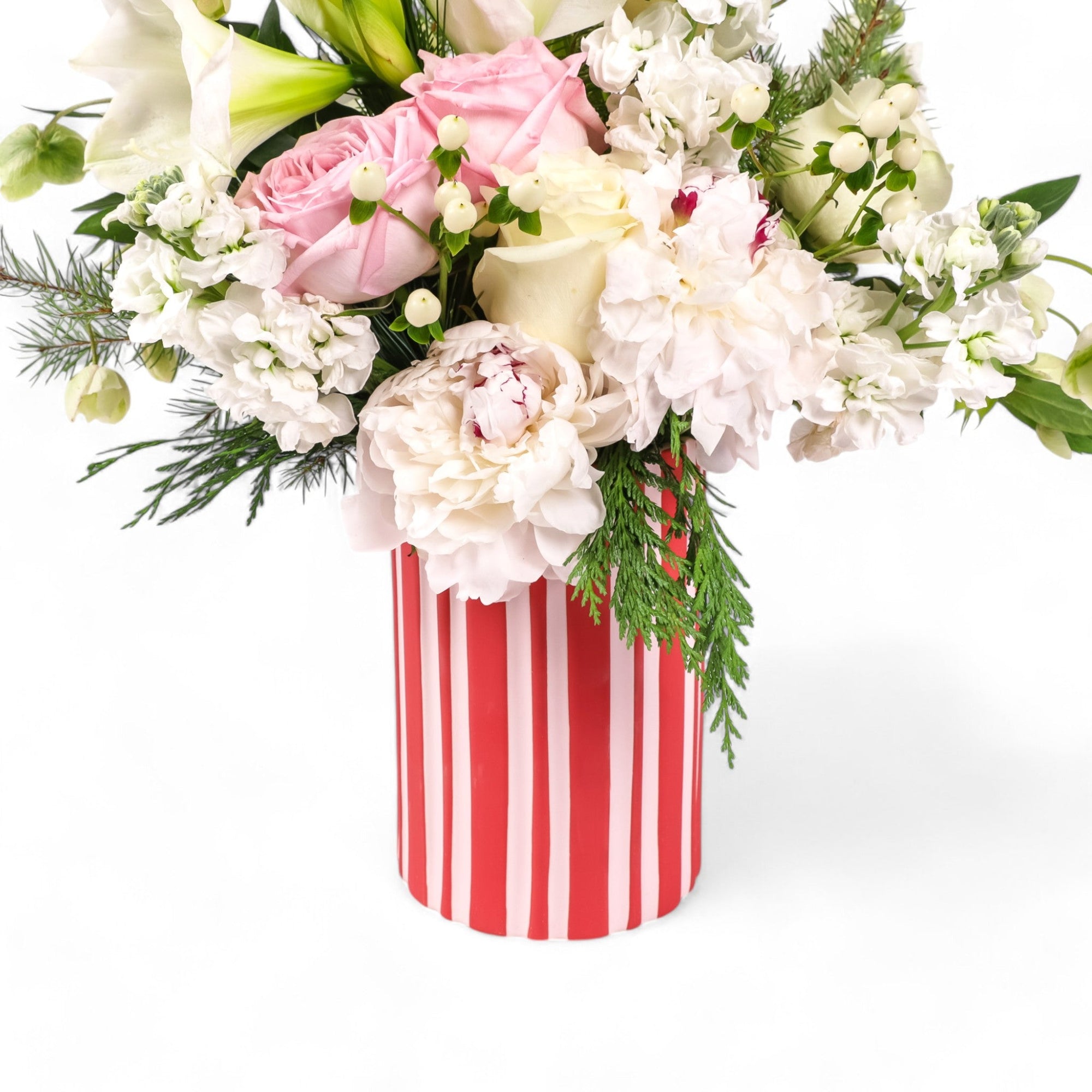 Peppermint Swirl Designer Floral - Green Fresh Florals + Plants