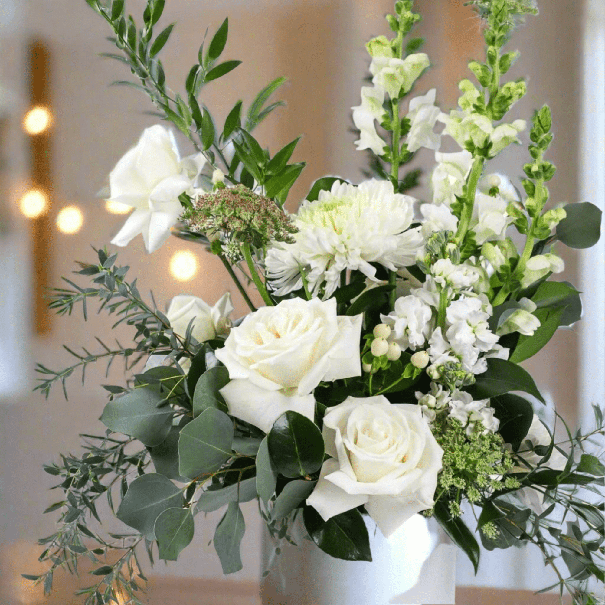 Serene Bliss Designer Floral - Green Fresh Florals + Plants