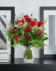 Shades of Red Long - Stem Roses - Green Fresh Florals + Plants