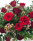 Shades of Red Long - Stem Roses - Green Fresh Florals + Plants