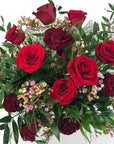 Shades of Red Long - Stem Roses - Green Fresh Florals + Plants