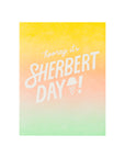 Sherbert Day Card - Green Fresh Florals + Plants