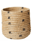 Tejida Woven Basket - Green Fresh Florals + Plants