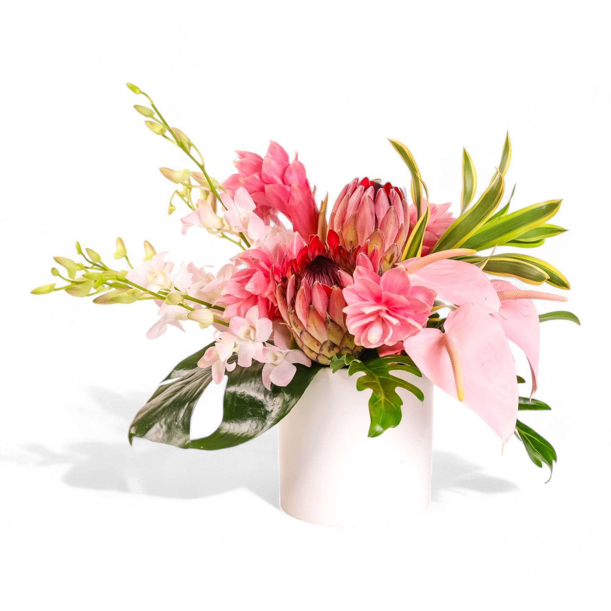 Tropical Blush Designer Floral - Green Fresh Florals + Plants