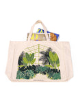 Tropical Conservatory Tote - Green Fresh Florals + Plants