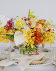 Tropical Orchids A la Carte Centerpiece - Green Fresh Florals + Plants