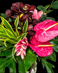 Tropical Vibes Designer Floral - Green Fresh Florals + Plants