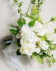 White A la Carte Bridal Bouquet - Green Fresh Florals + Plants