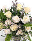 White Long - Stem Roses - Green Fresh Florals + Plants