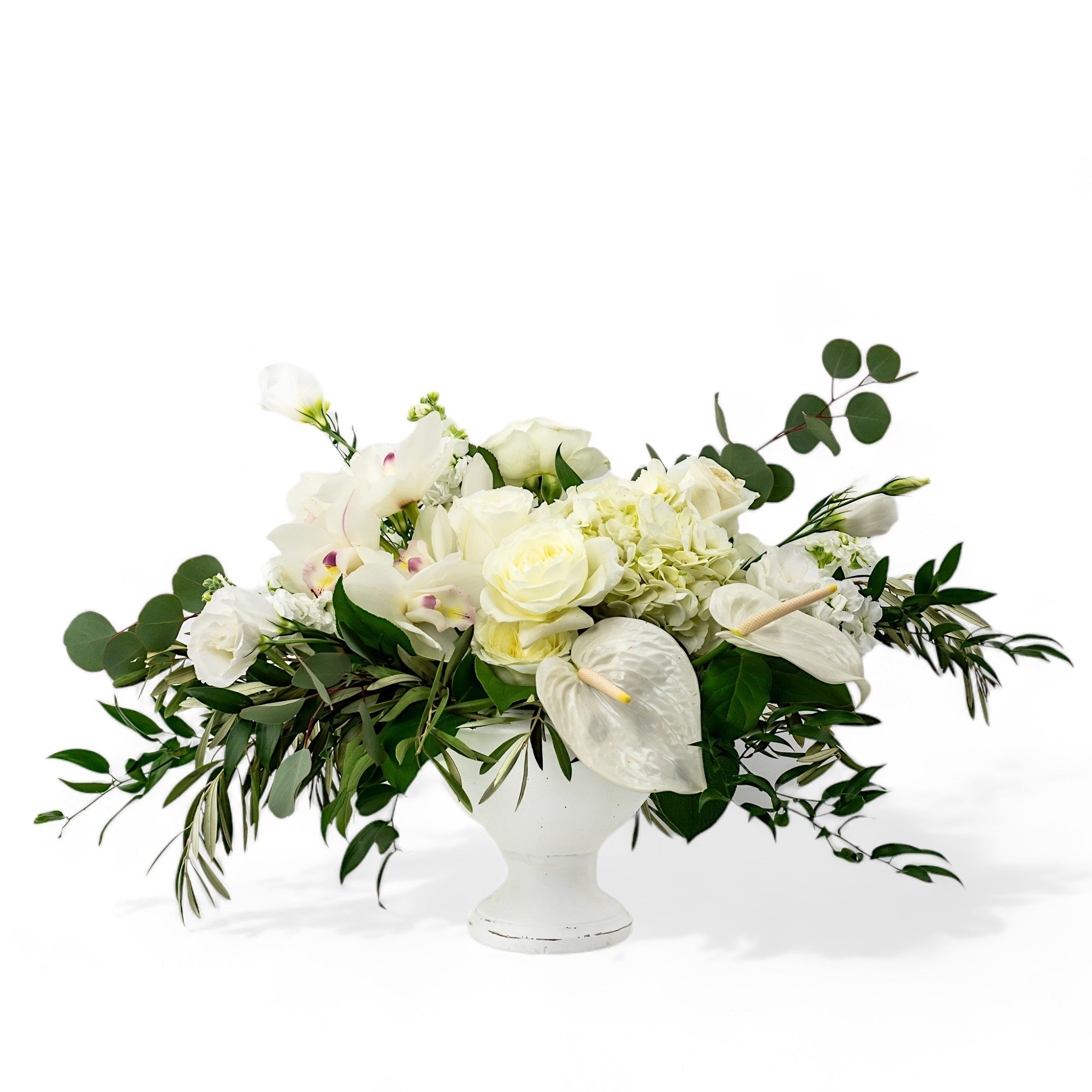 Deluxe White Whispers Designer Floral - Green Fresh Florals + PlantsDeluxe White Winters Designer Floral from Green Fresh Florals + Plants