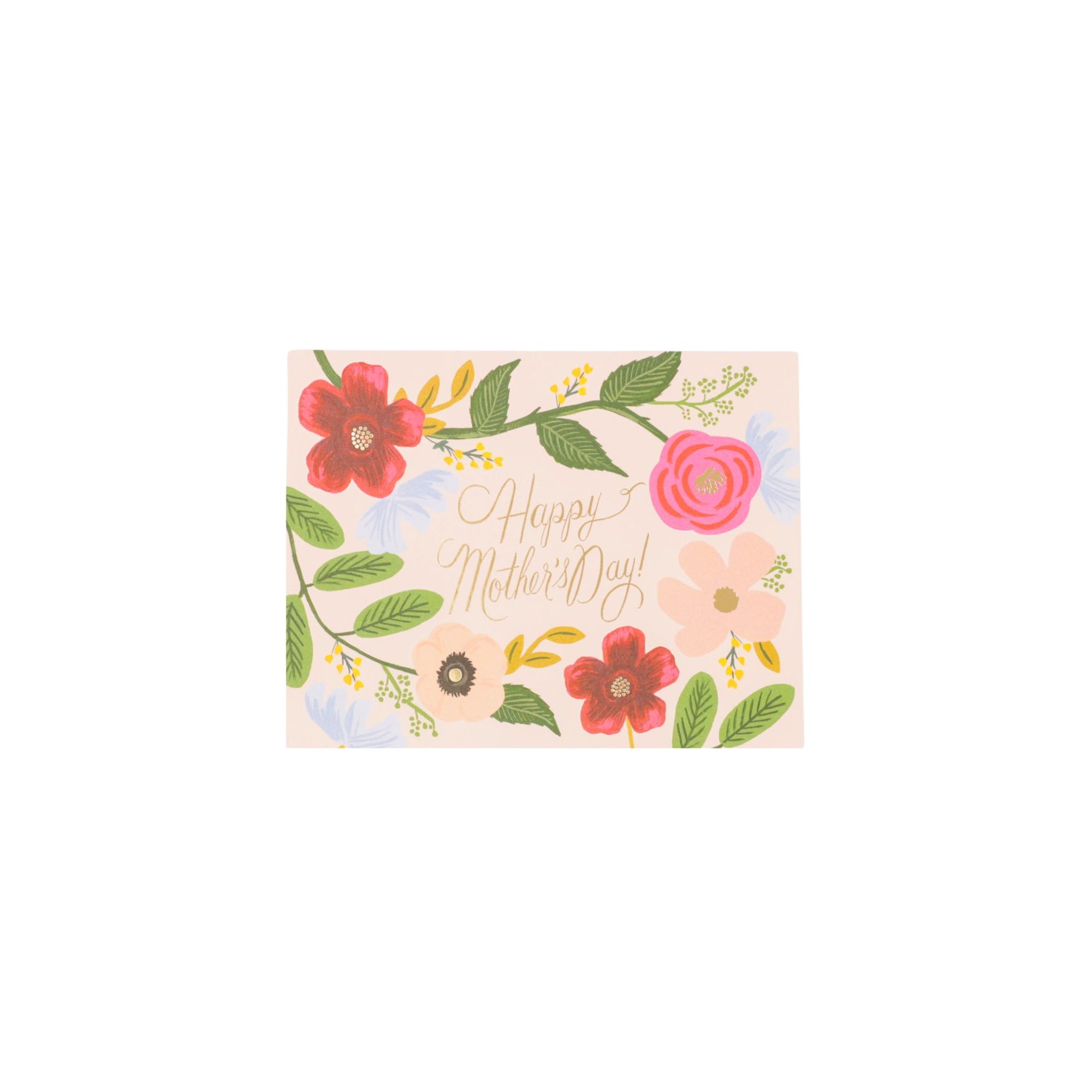 Wildflowers Mother&#39;s Day Card - Green Fresh Florals + Plants