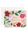 Wildflowers Mother's Day Card - Green Fresh Florals + Plants
