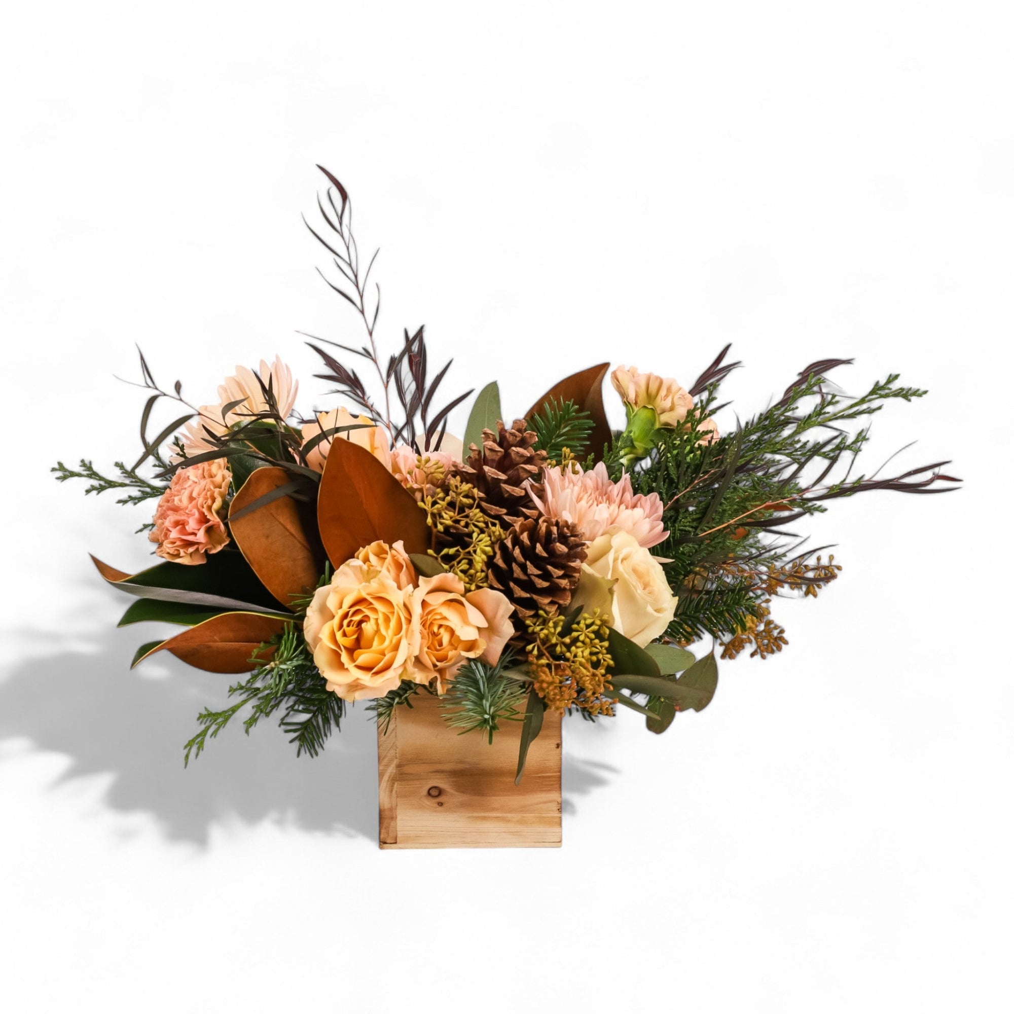 Winter Rosé Floral - Green Fresh Florals + Plants