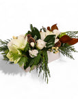 Winter Solstice Centerpiece - Green Fresh Florals + Plants