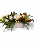 Winter Solstice Centerpiece - Green Fresh Florals + Plants