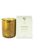 Winter White Luxe Candle - Green Fresh Florals + Plants