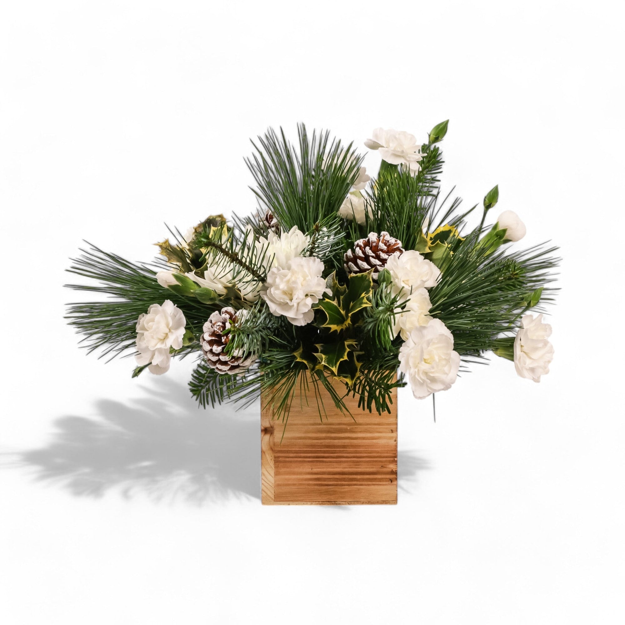 Wintry White Delight - Green Fresh Florals + Plants