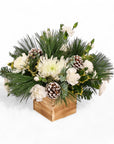 Wintry White Delight - Green Fresh Florals + Plants