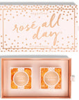 2 Piece Rosé All Day Candy Bento Box - Green Fresh Florals + Plants