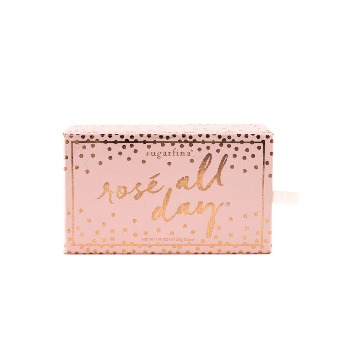 2 Piece Rosé All Day Candy Bento Box - Green Fresh Florals + Plants