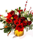 Shop Gold & Red Splendor Floral online from Green Fresh Florals + Plants
